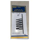 5pc 3/8" Drive Metric Hex Bit Set