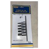 5pc 3/8" Drive Metric Hex Bit Set