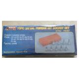 10pc 3/8" Drive Torque Bit Socket Set
