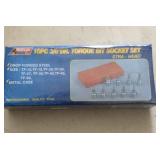 10pc 3/8" Drive Torque Bit Socket Set