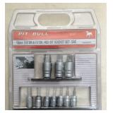 12pc 3/8" & 1/2" Drive Hex Bit Set
