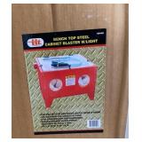 Bench Top Sandblaster With Light