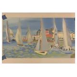 Raoul Dufy Sailboat Lithograph