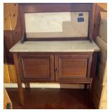 Antique Wash Stand with Marble Top