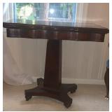 Antique Flip Top Game Table