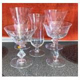 Tiffin Crystal Glasses