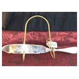 Antique Silver Cake Knife