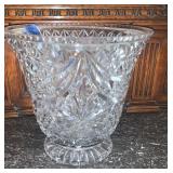 Lead Cut Crystal Vase