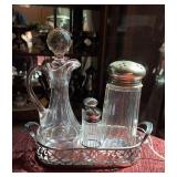 Antique Metal Serving Basket