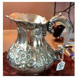 Antique Silver Water Pitcher