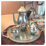 Antique Silver Tea Set