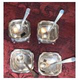 Antique Silver Salt Cellars