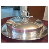 Antique Silver Serving Platter