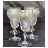Antique Fostoria Wine Glasses