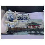 Oriental Porcelain Tea Pot