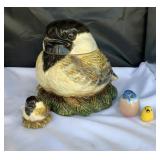 Fat Chickadee Cookie Jar