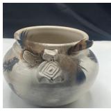 Native American Feather Pot
