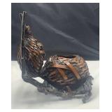 Antique Japanese Bamboo Basket