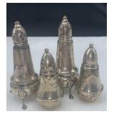 Antique Sterling Silver Salt & Pepper Sets