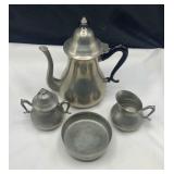 Jemi Tiel Pewter Tea Set