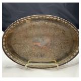Silver over Copper Tray