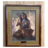 ISDZAN-APACHE WOMAN by Howard Terpning