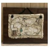 Map of Venezuela Plaque