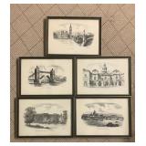 Vintage Pencil Etching