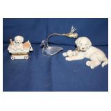 Lenox "Wagon of Surprise", Lenox Dog and a Lenox