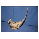 Cast Iron Pheasant Flower Frog/Insense Burner