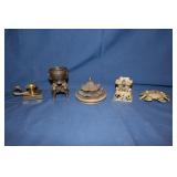 Elephant Insense Pot made in Paris, Brass Crab, 2