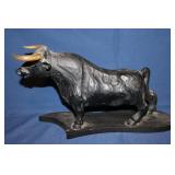 Wooden Bull 12" long