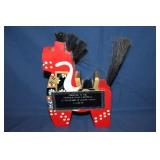 Wooden Oriental Fu Dog Army Security Agency Field