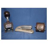 Vintage lot including Twinplex Pencil Sharpener,