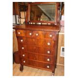 Empire Period 6 Drawer Dresser