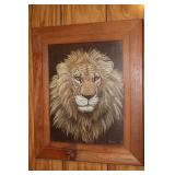 M. Brice Print of a Lion