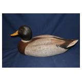 Full size mallard drake decoy signed Bohon 86