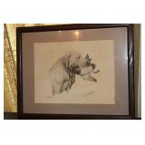 Jack Schroeder "Belle" print and flying blue