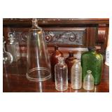 Lot of bottles Spirit of 76, Suntex brown bottle,