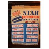 Star double edge blades display