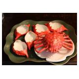 Crab dish lot including 5 Crab imperial dishes,