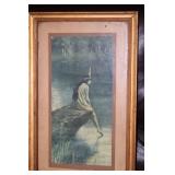 "In the Cool of the Evening" print of Indian