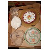 2 Box lots including Bavaria plate with fruit,