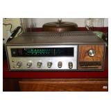 Kenwood Model TK-140X stereo receiver unit lit up