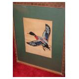 4 Pictures including Lynn Bogue Hunt duck print,