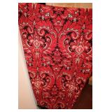 Panasonic vintage radio, Royal Velvet sheets,