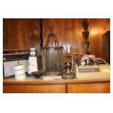 Lot including Panasonic Solid State radio, light