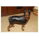 Antique Terrier door stop probably Hubley