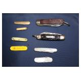 Lot of 8 pocket knives