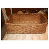 Large split oak basket